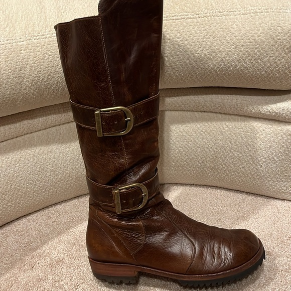 Jim Barnier brown leather boot sz11 - Picture 3 of 11
